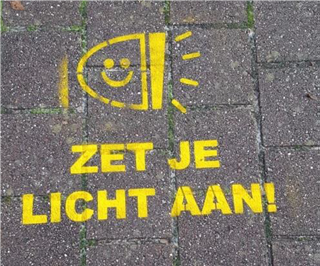 Zet je licht aan