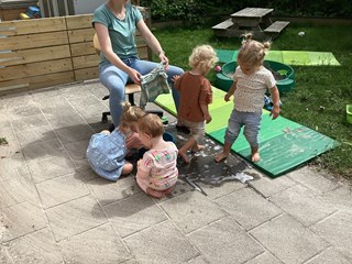 babygroep wassen